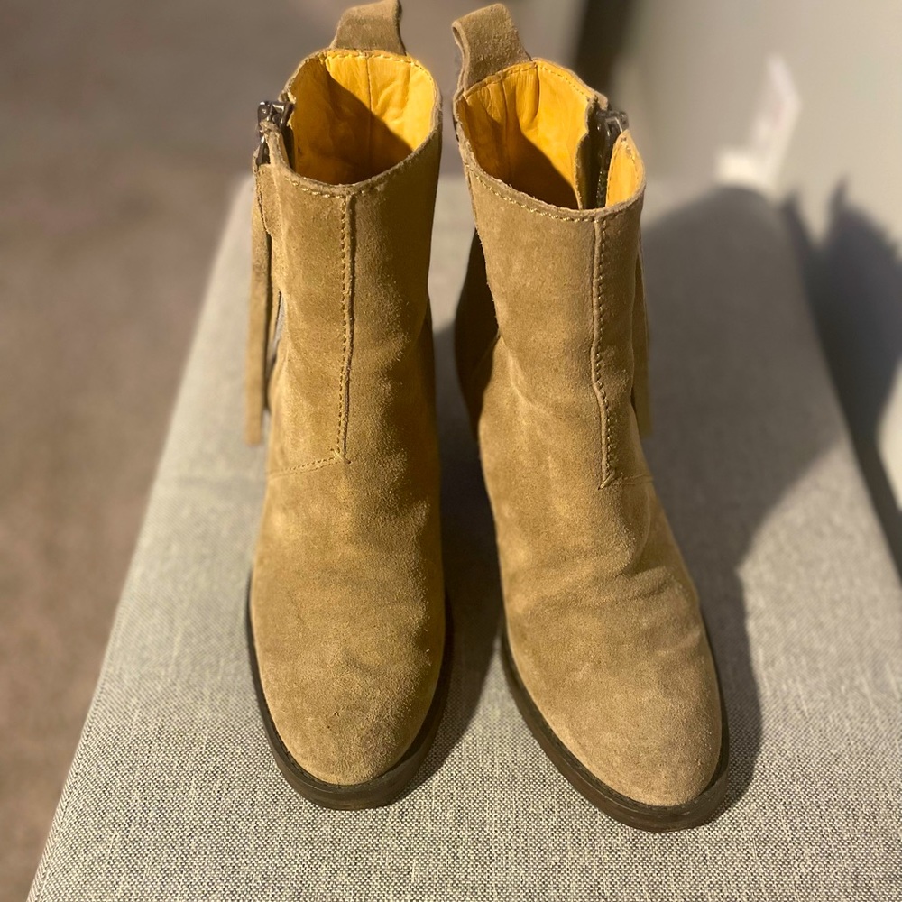 Acne Studio Suede Pistol Boots - Size 38